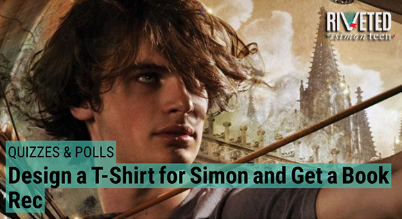 Design a T-Shirt for Simon and Get a Book Rec